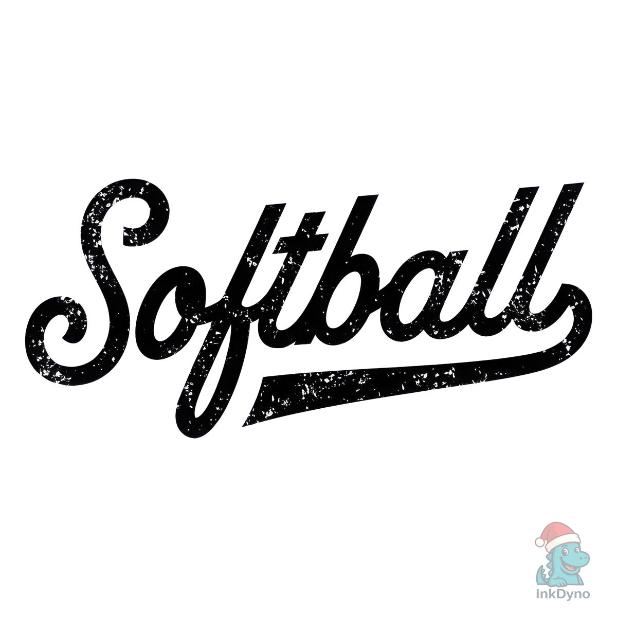 Retro Softball Sport Mascot