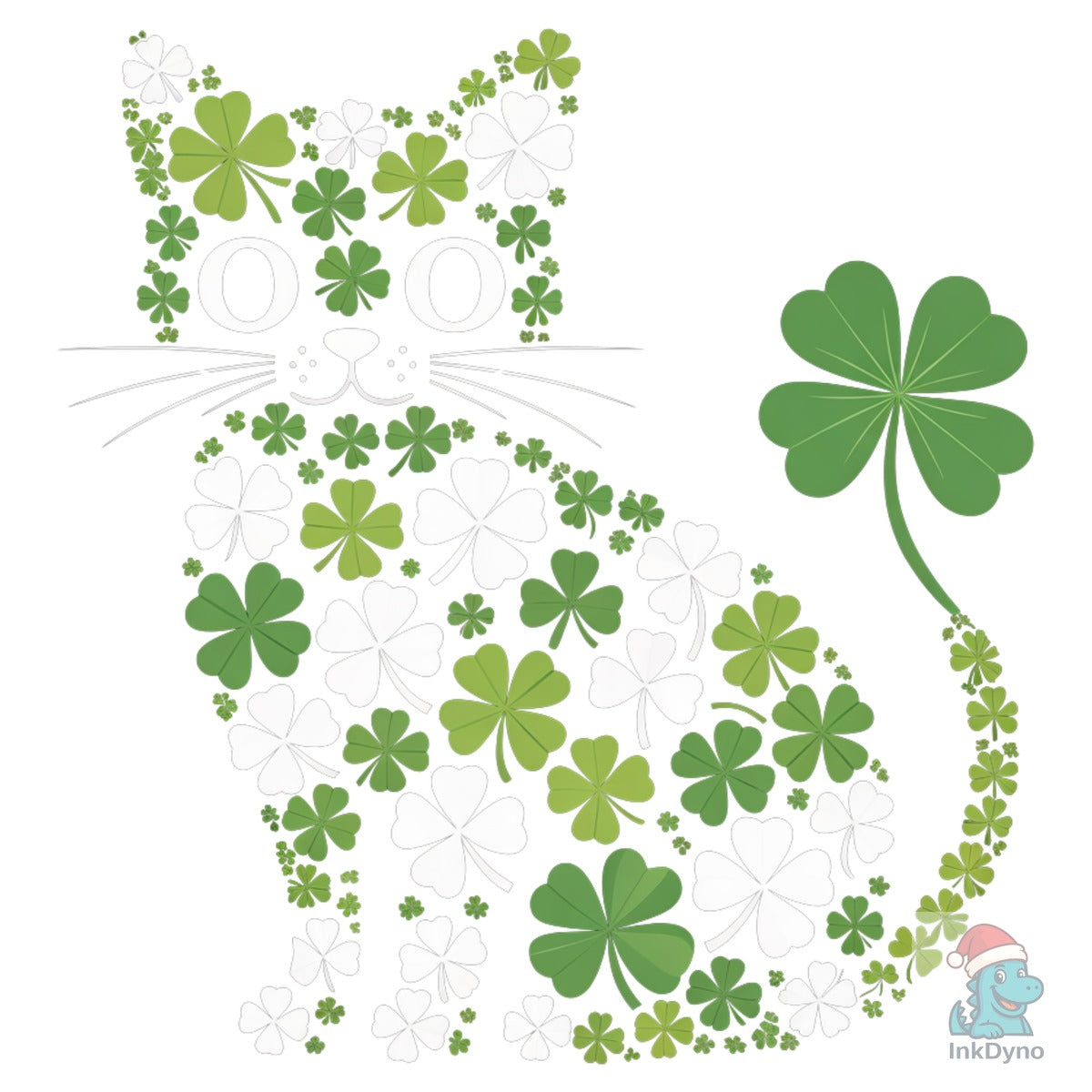Shamrock Cat St Patrick's Day