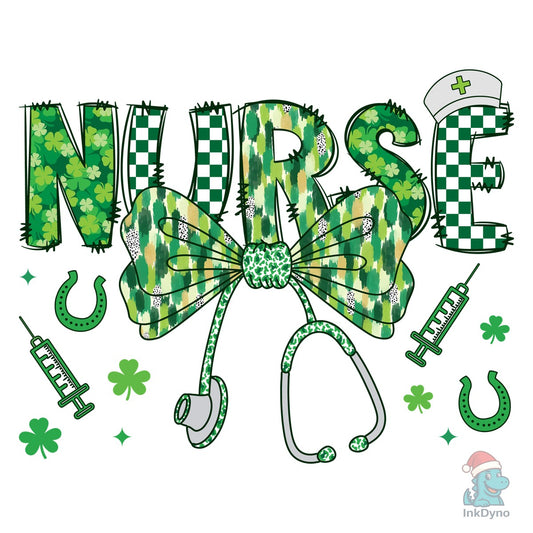 St Patricks Day Nurse - DTF Transfer
