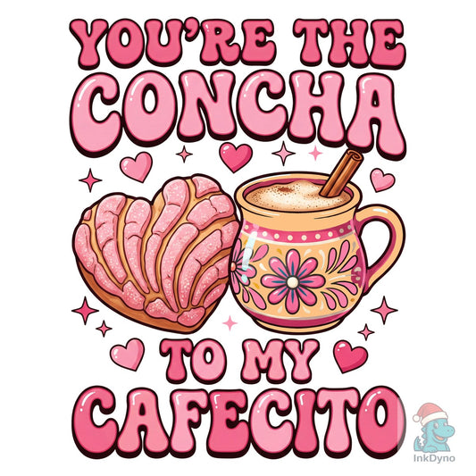 Valentine Concha and Cafecito - DTF Transfer