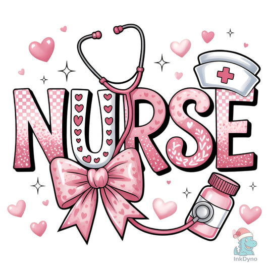Valentine Nurse Valentines Day - DTF Transfer