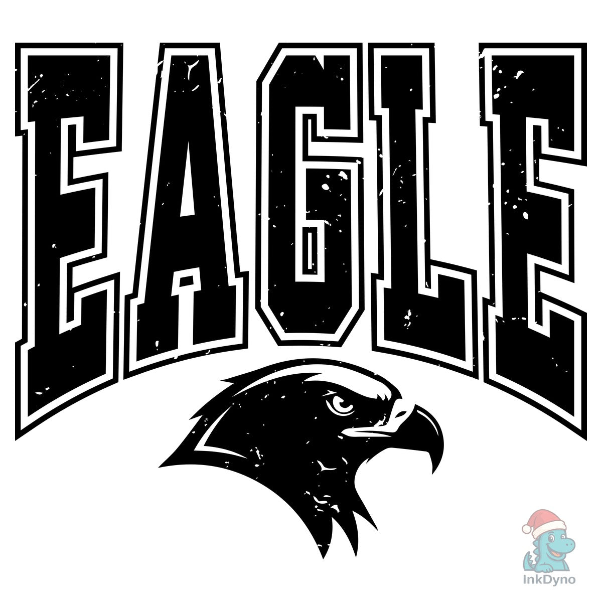 Varsity Retro Eagle Eagles Distressed