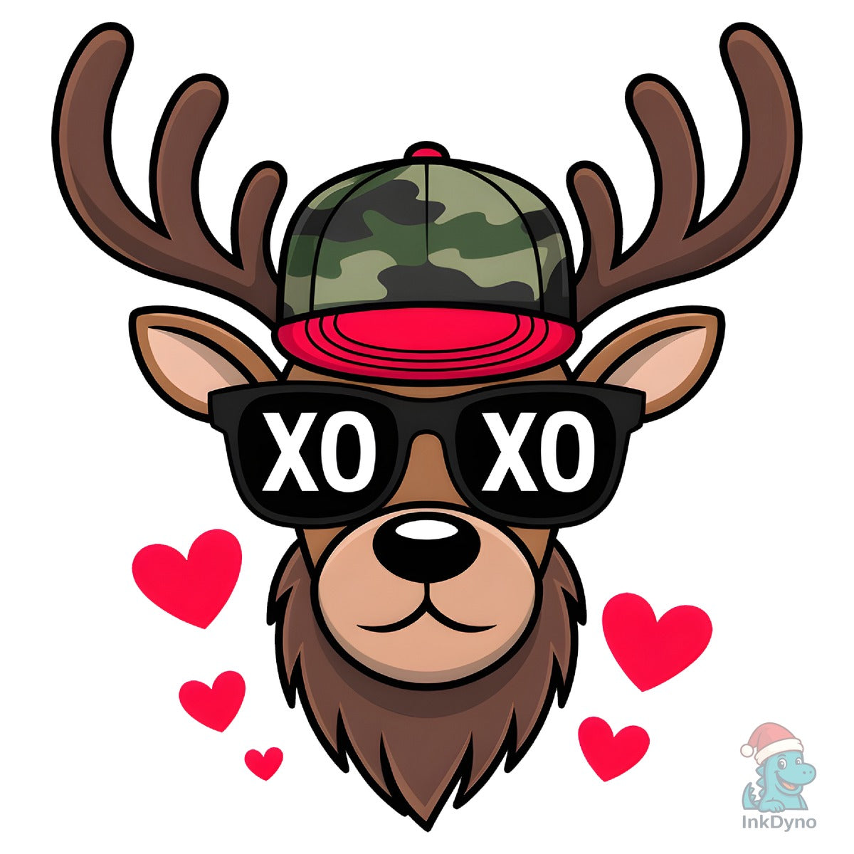XOXO Deer Hunting Valentine's Day