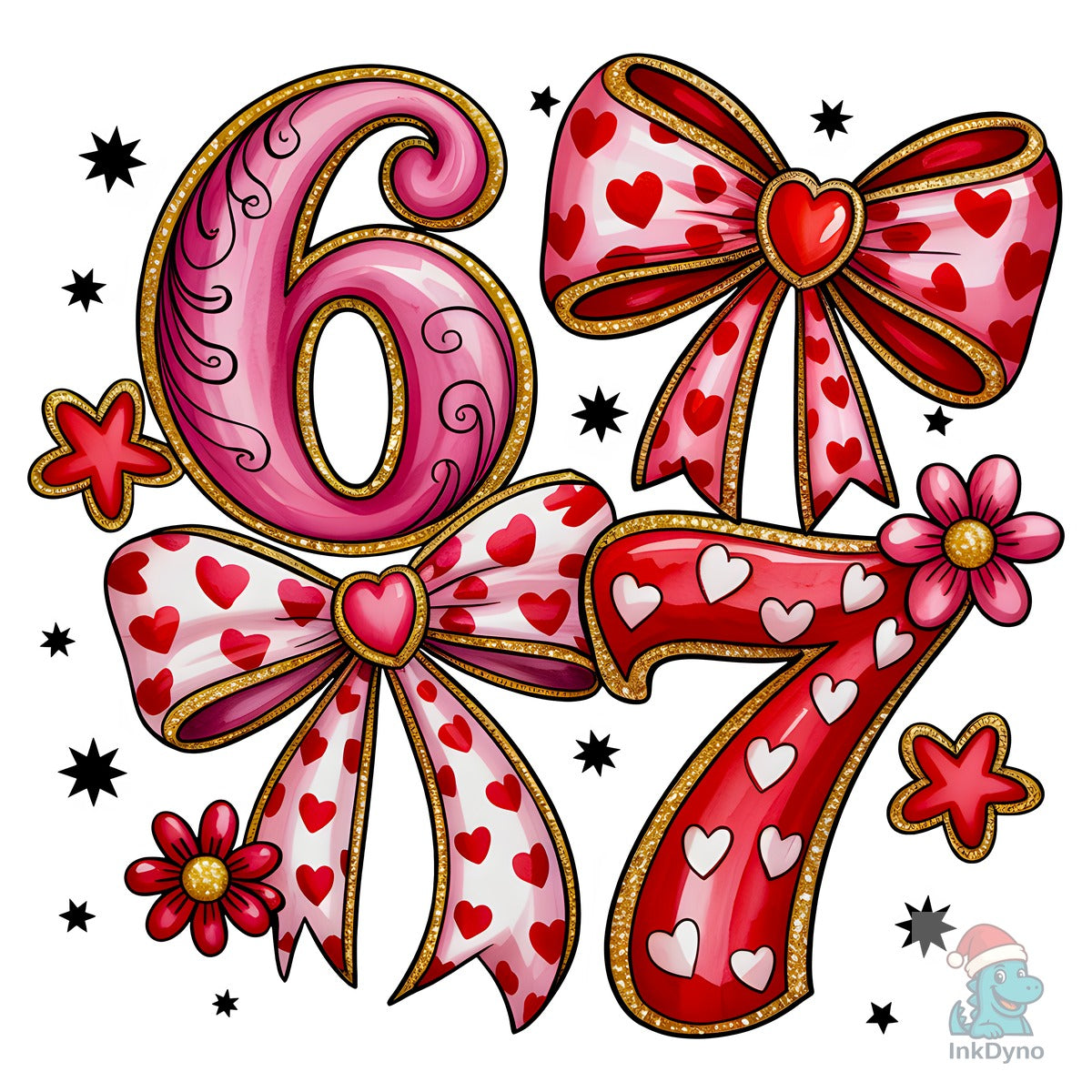 Funny Six Seven Valentine Coquette