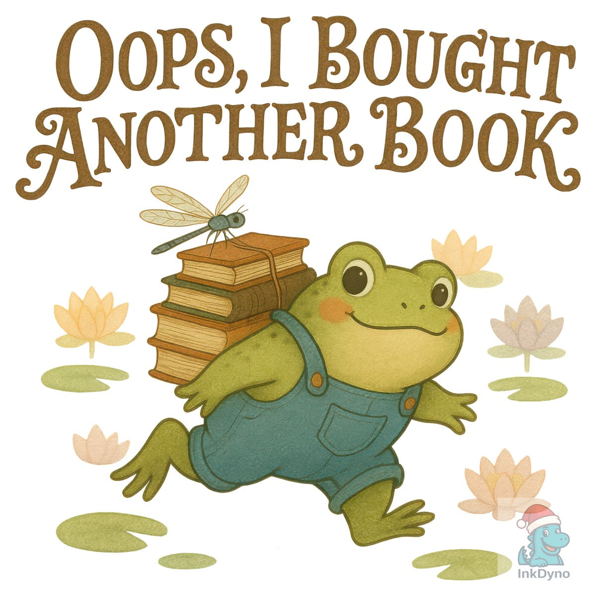 Funny Bookish Frog Book Lover