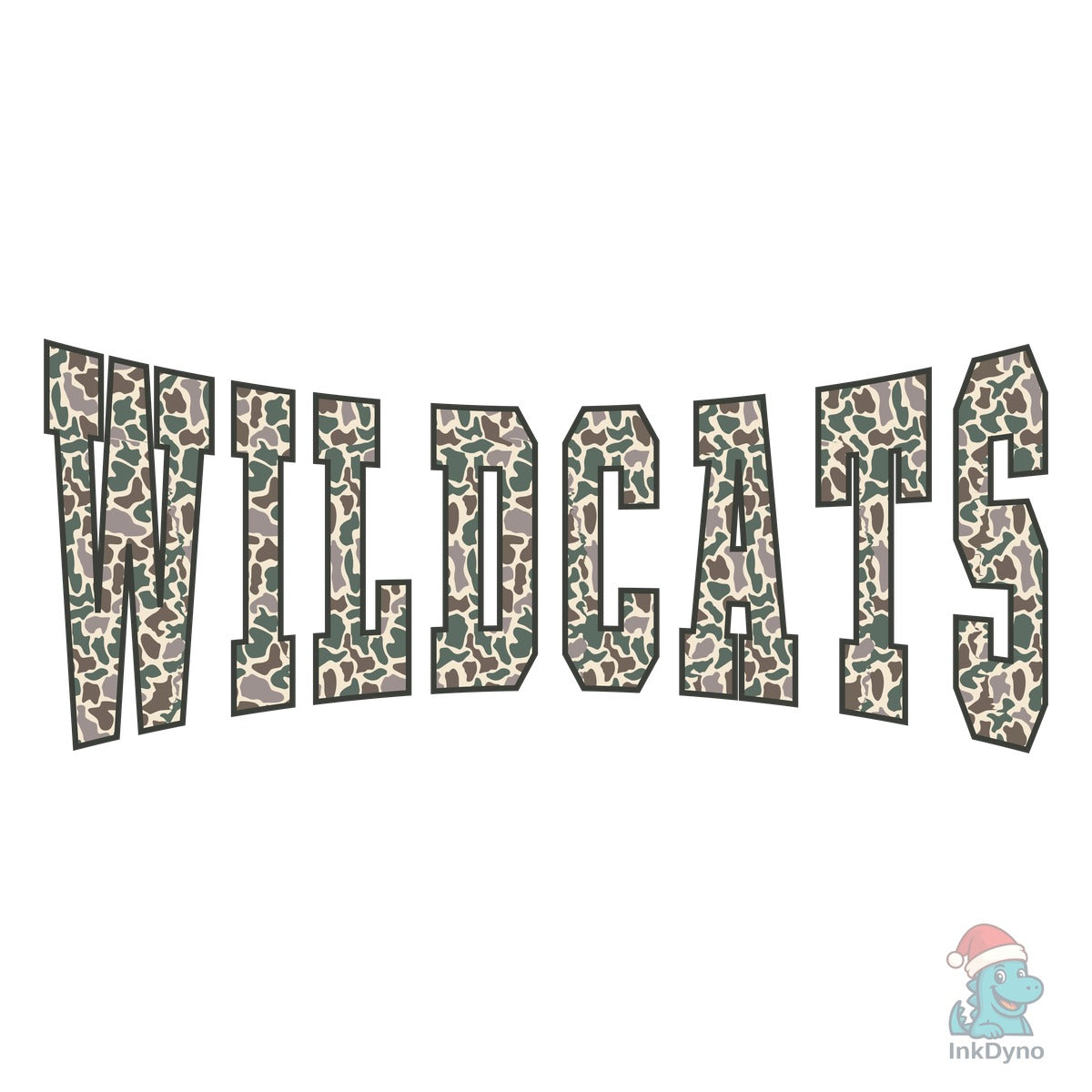 School Mascot Camo Wildcats Camouflage
