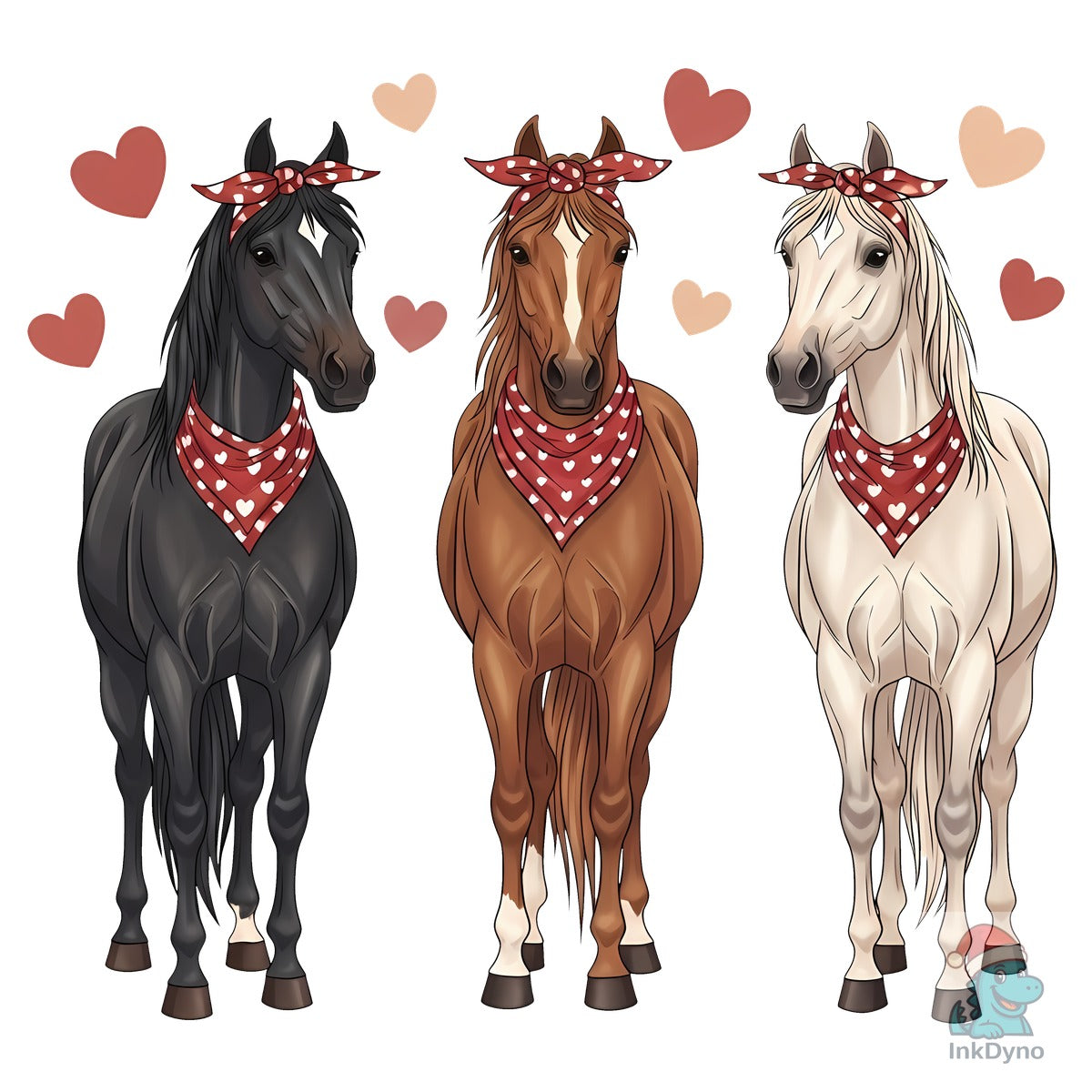 Valentine Horse Sublimation