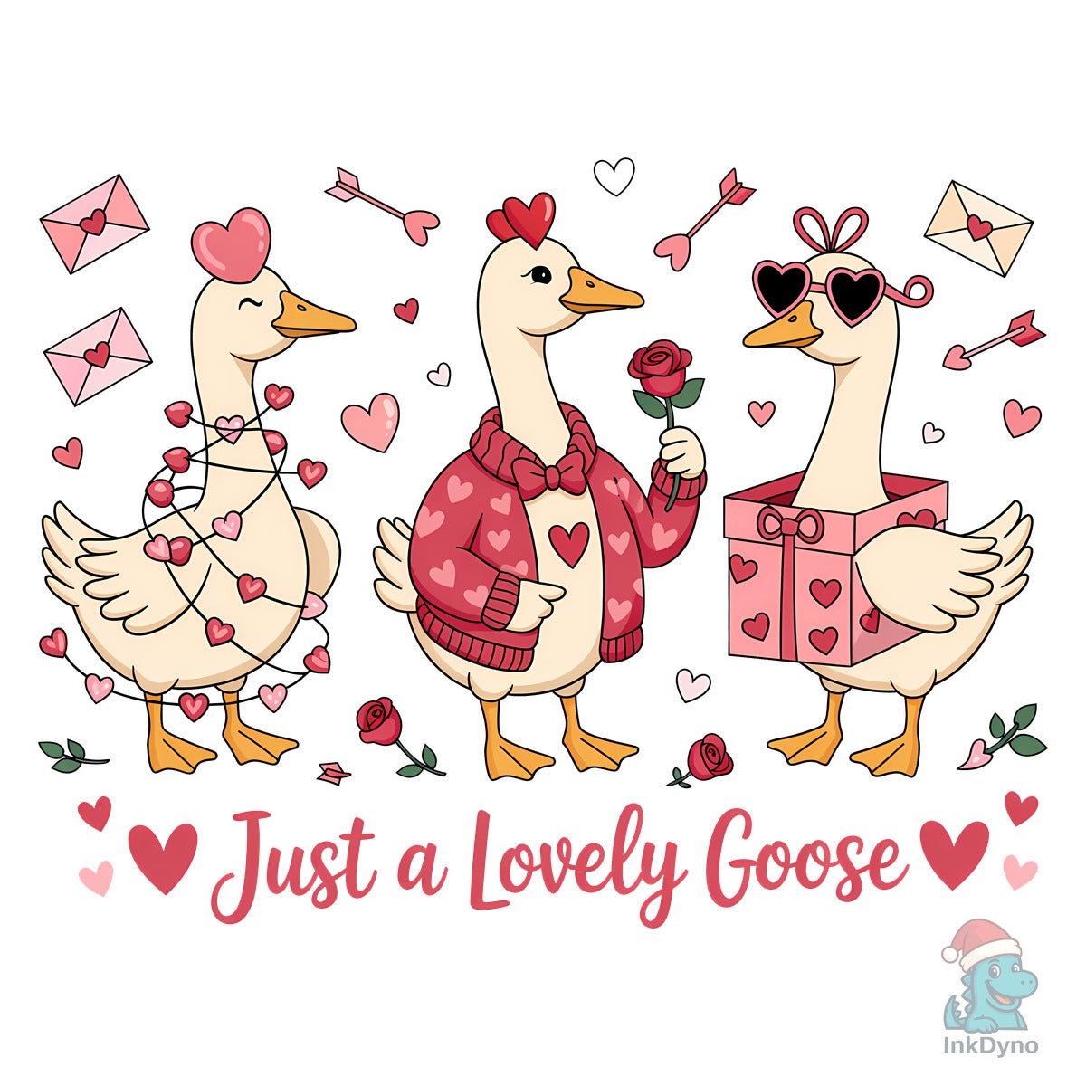 Just a Lovely Goose Valentine Shirt