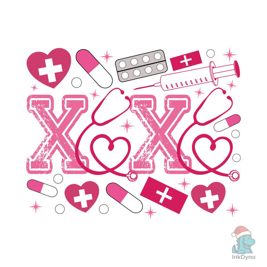 Xoxo Nurse Valentine - DTF Transfer