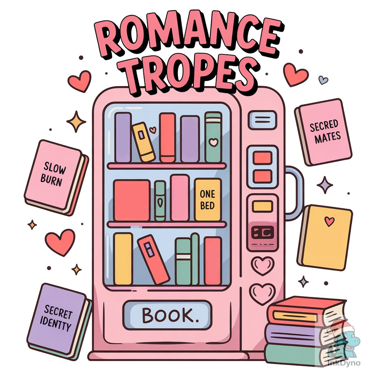Cute Love Story Book Vending Machine