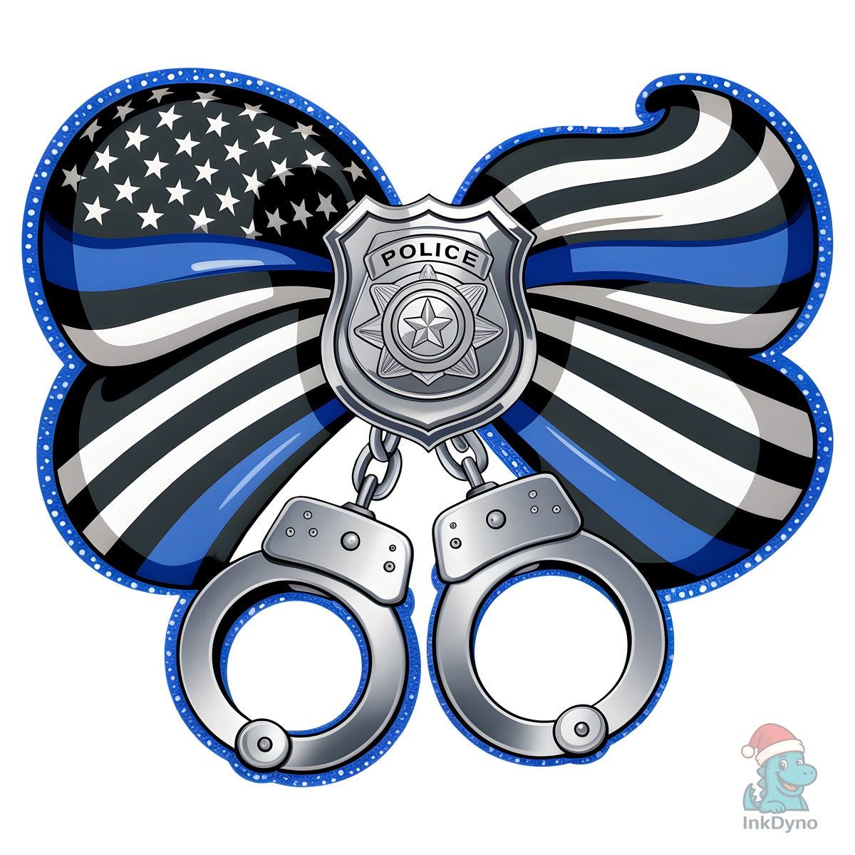 Police Coquette Bow Sublimation