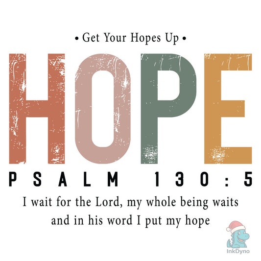 Hope Christian Bible Verse - DTF Transfer