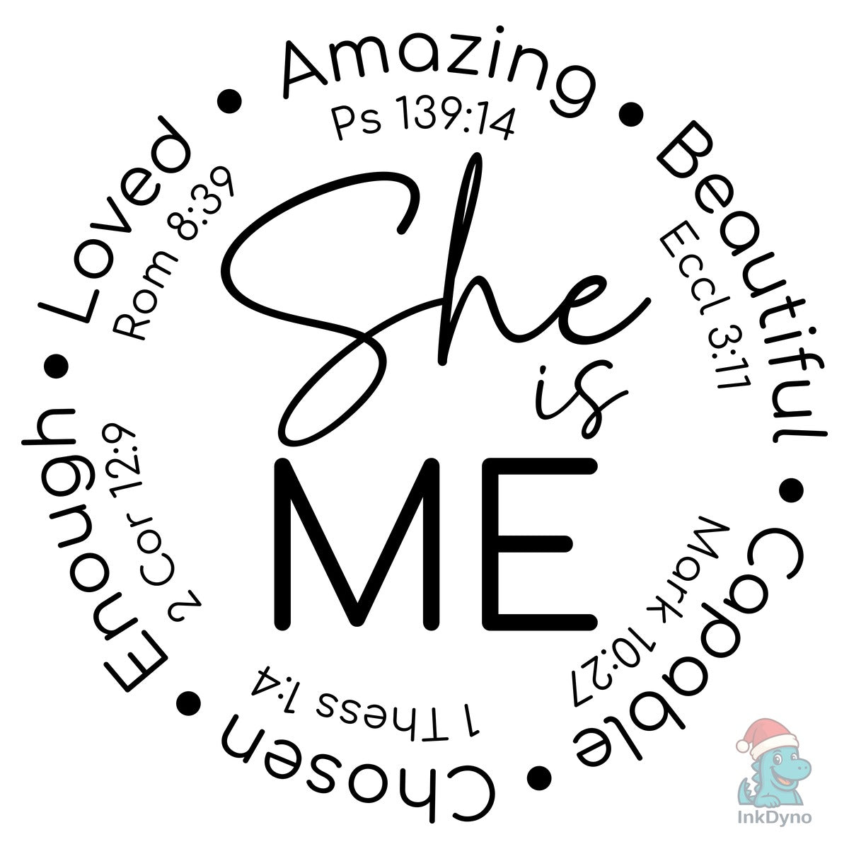 She is Me Christian Verses for Women