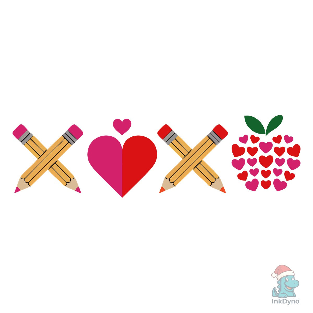 Teacher Valentines XOXO Design