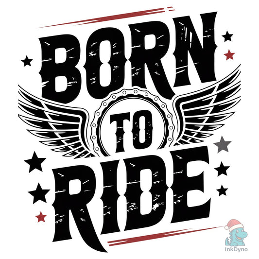 Born to Ride Cycling Trendy Shirt - DTF Transfer