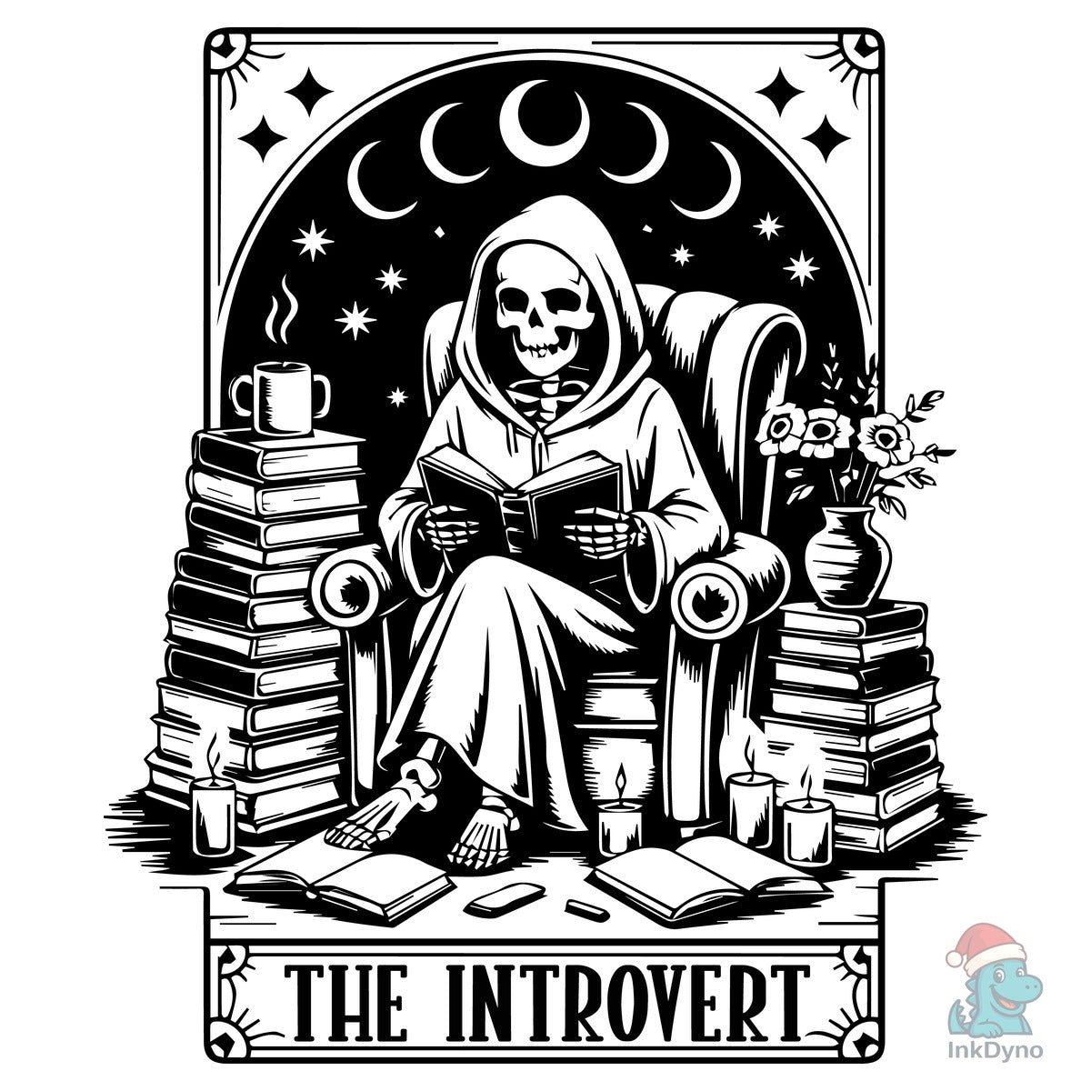 Antisocial Introvert Tarot Card