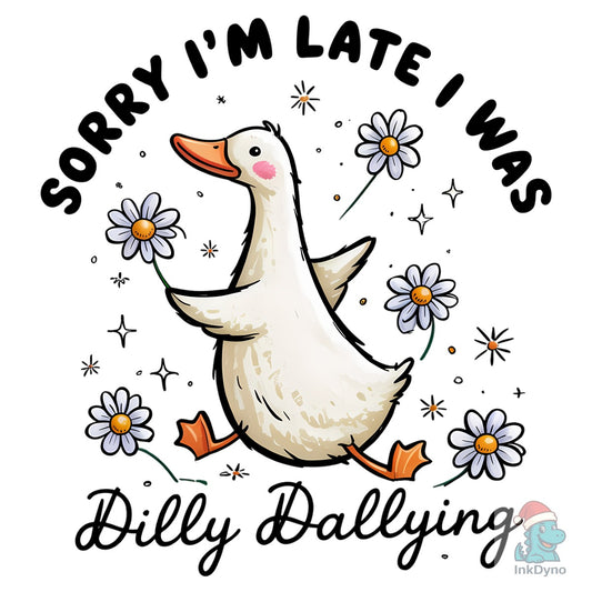 Vintage Duck Dilly Dallying - DTF Transfer