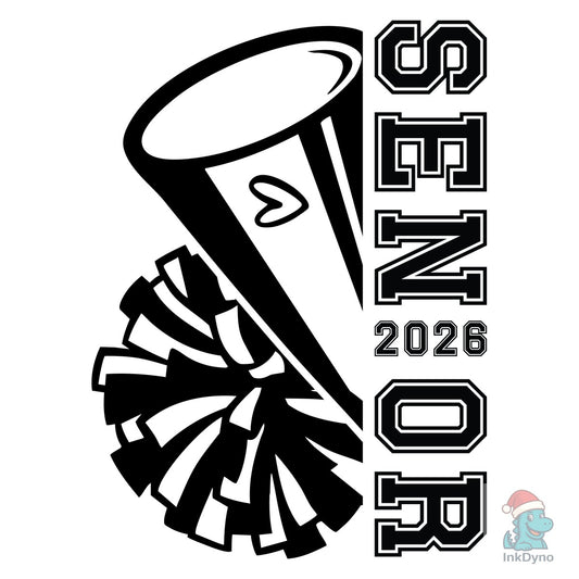 Cheer Senior 2026 Cheerleader 2026 - DTF Transfer