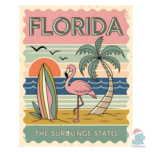 Florida Girls Trip Retro - DTF Transfer