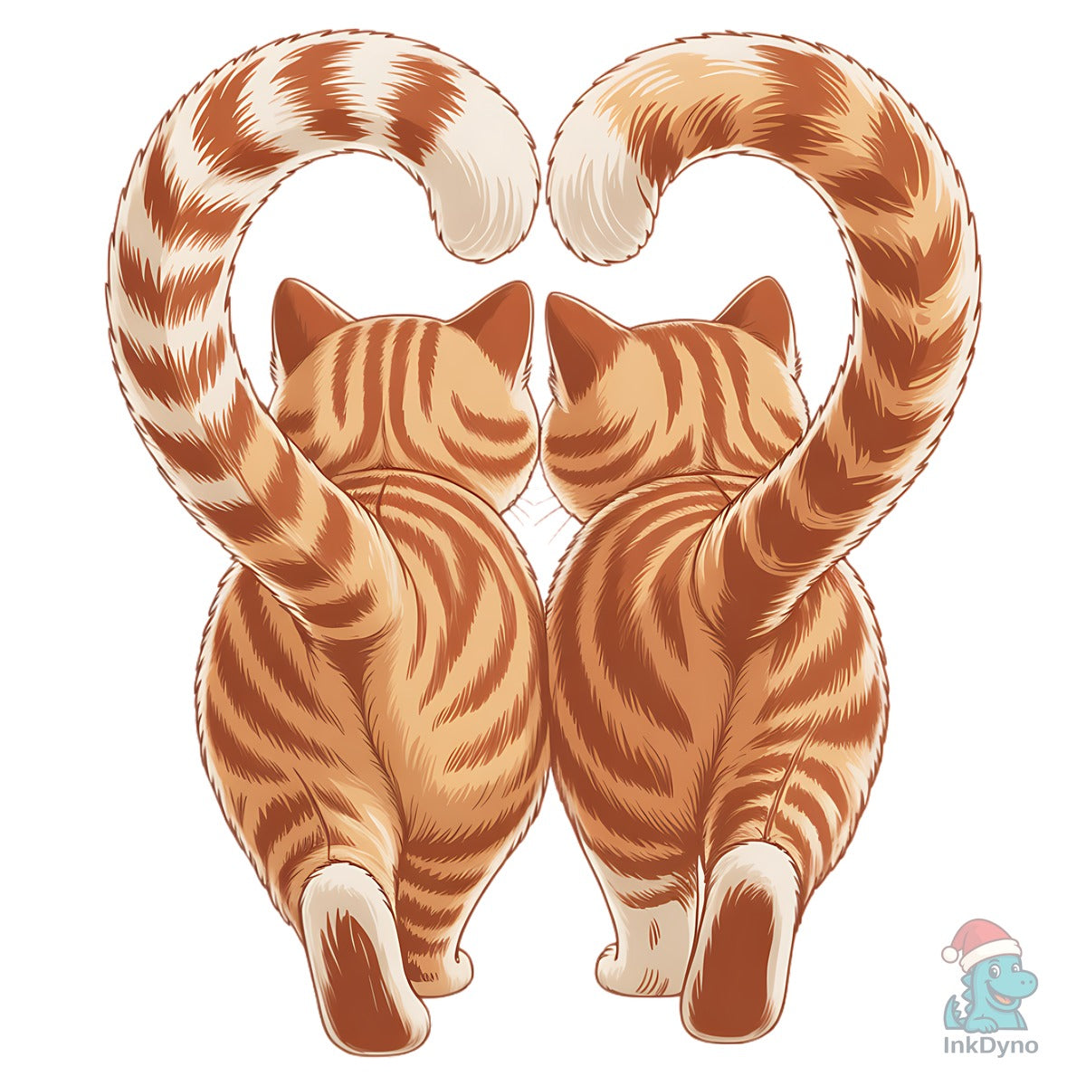 Cats in Love Romantic Kitty Couple