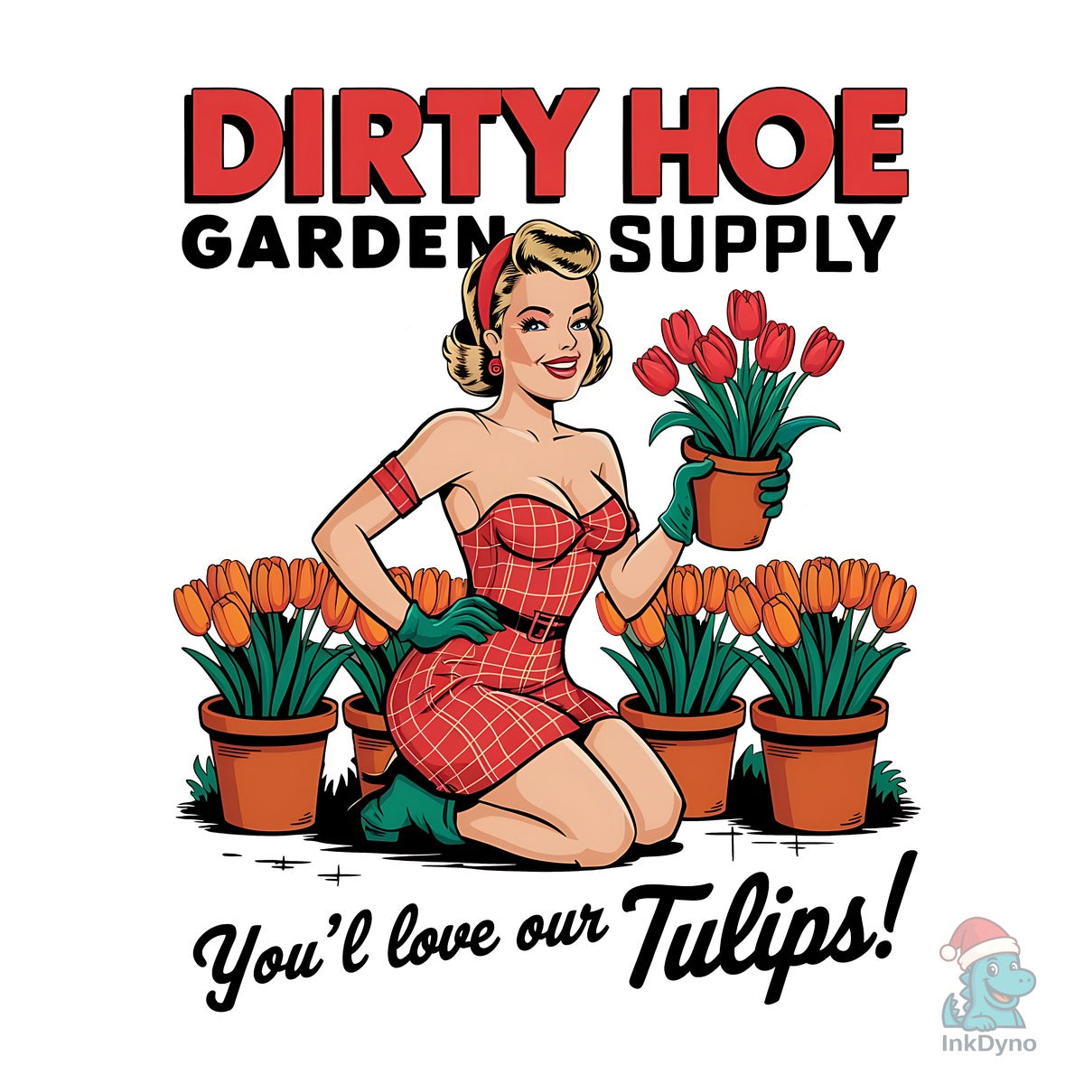 Funny Retro Sassy Lady Plant Lover