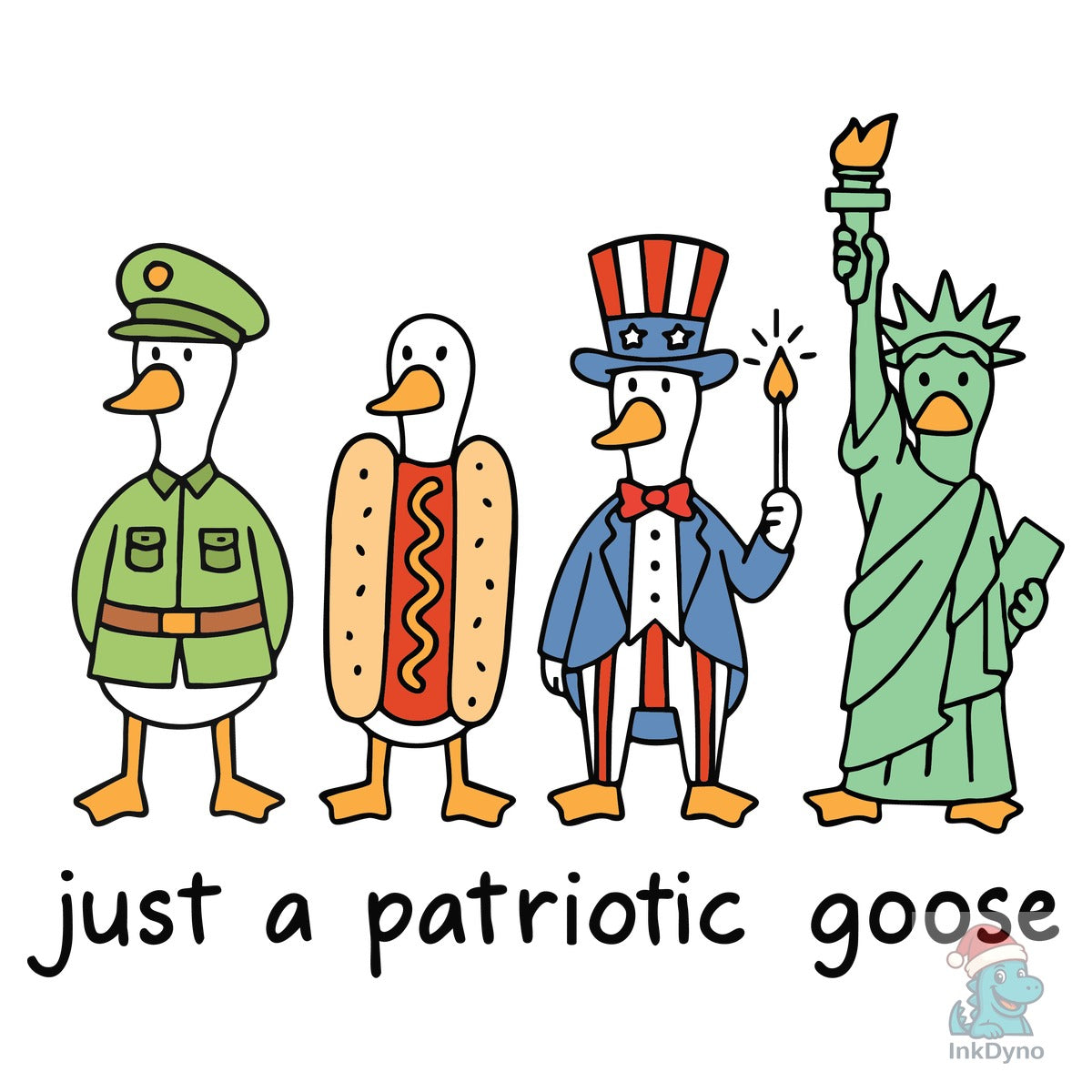 Just a Patriotic Goose Patriotic Goose