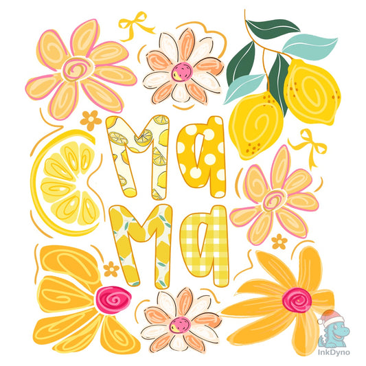 Boho Mama Summer Lemon - DTF Transfer