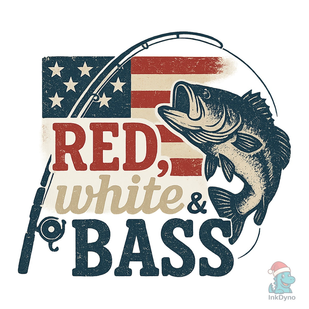 Red White and Bass Fishing 4th July