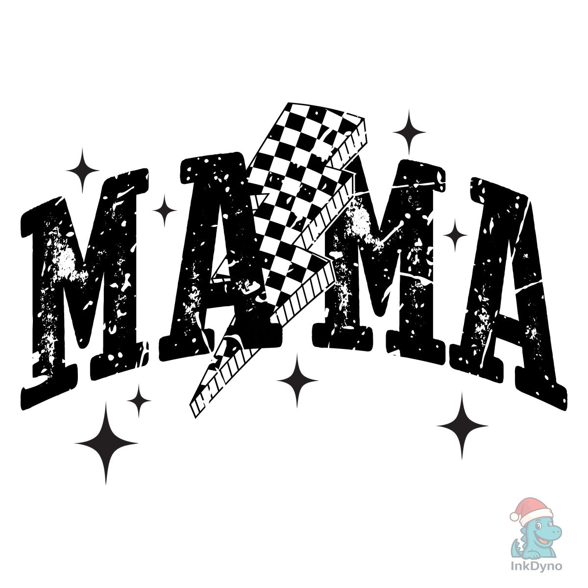 Retro Checkered Mama Mom Sublimation