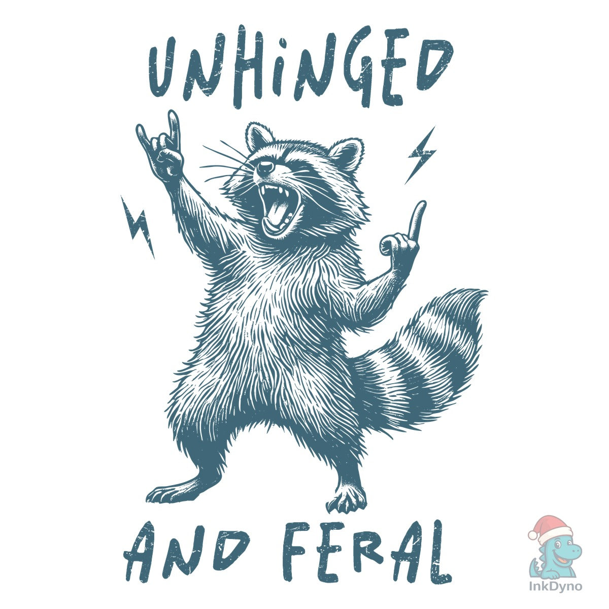 Sarcastic Raccoon Heat-Press