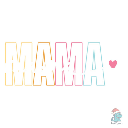 Mama Mom T-Shirt Graphic - DTF Transfer