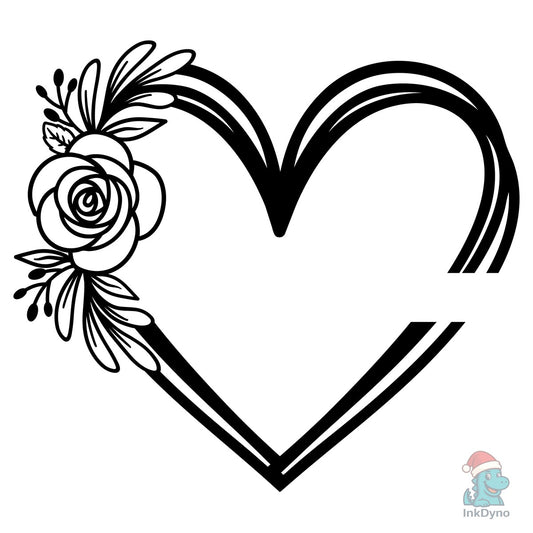 Personalized Heart Name - DTF Transfer