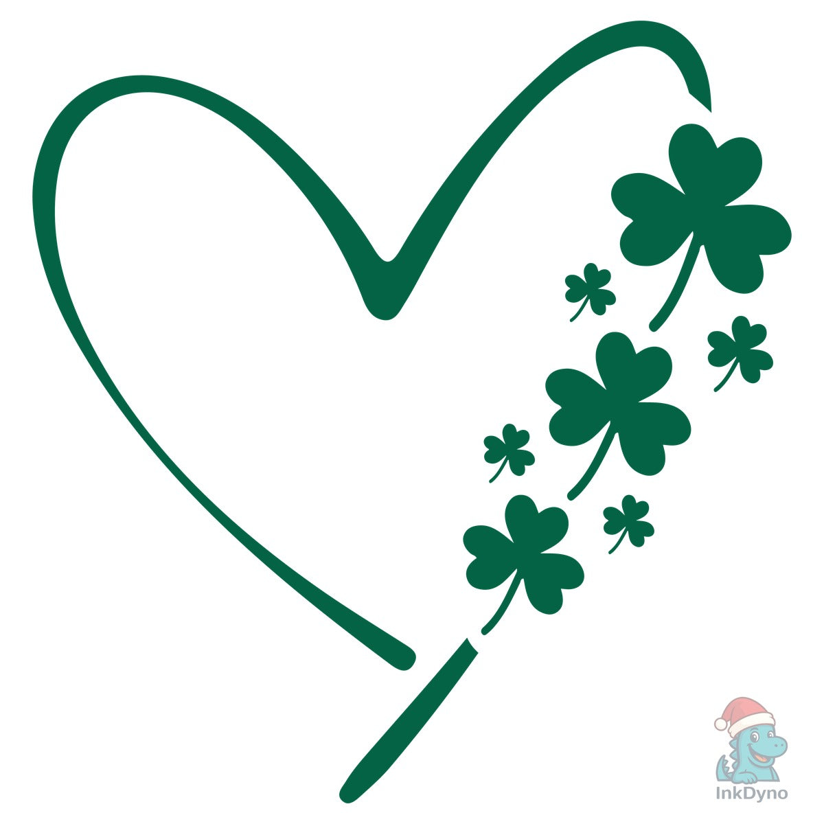 St. Patrick's Heart Shamrock