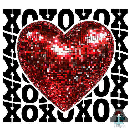 XOXO Valentine's Heart - DTF Transfer