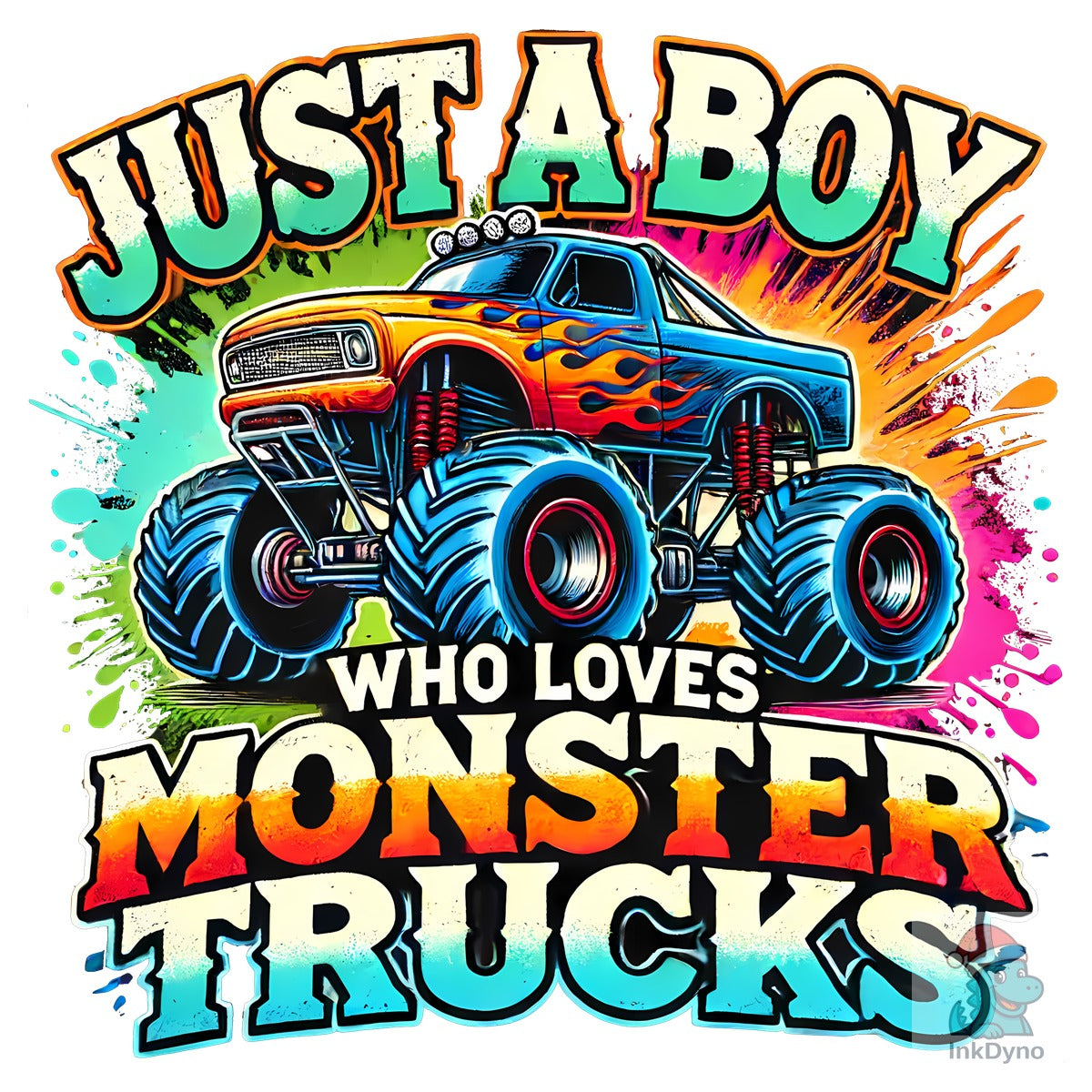 Just a Boy Who Loves Monster Trucks