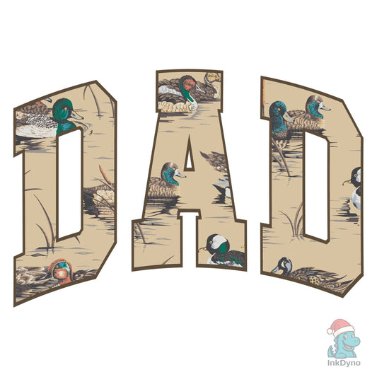 Dad Wood Duck Waterfowl - DTF Transfer