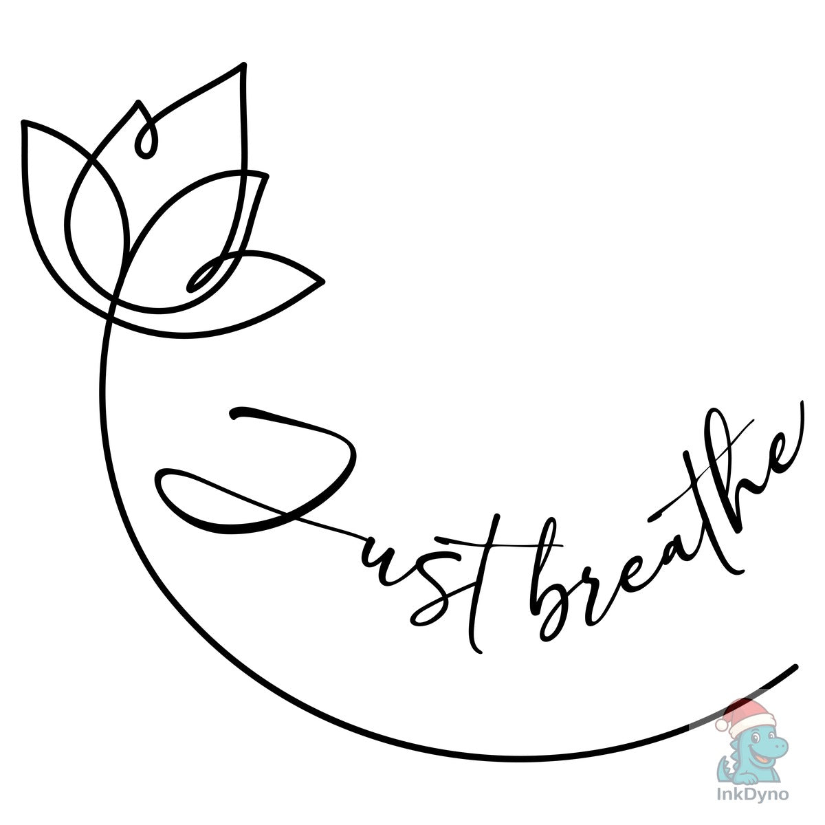 Just Breathe Yoga Lotus