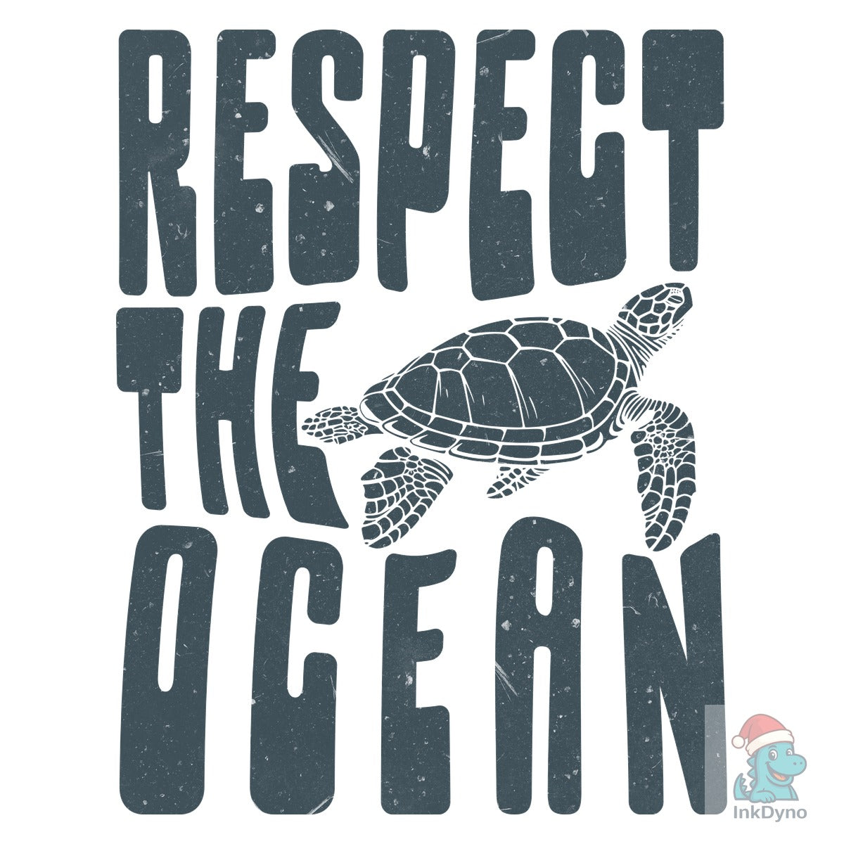Respect the Ocean T-shirt Design