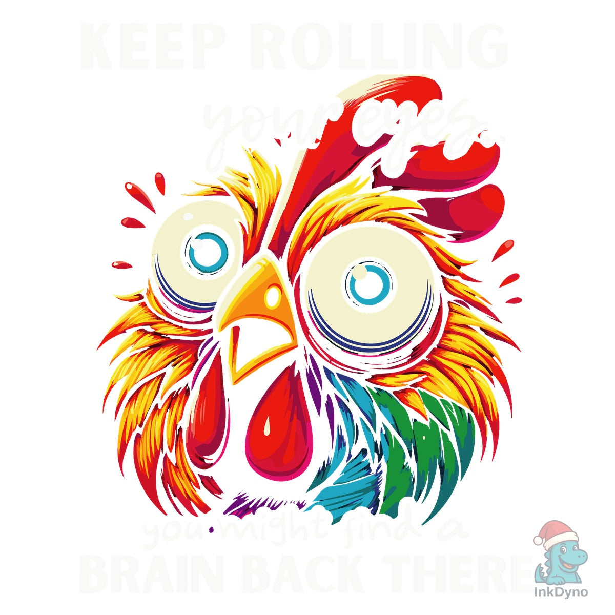 Sarcastic Chicken Tee Graphic