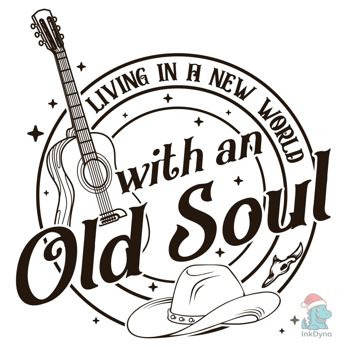Guitar Cowboy Old Soul Country Music