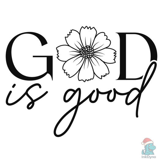 God is Good Sleeve Christian Design - DTF Transfer