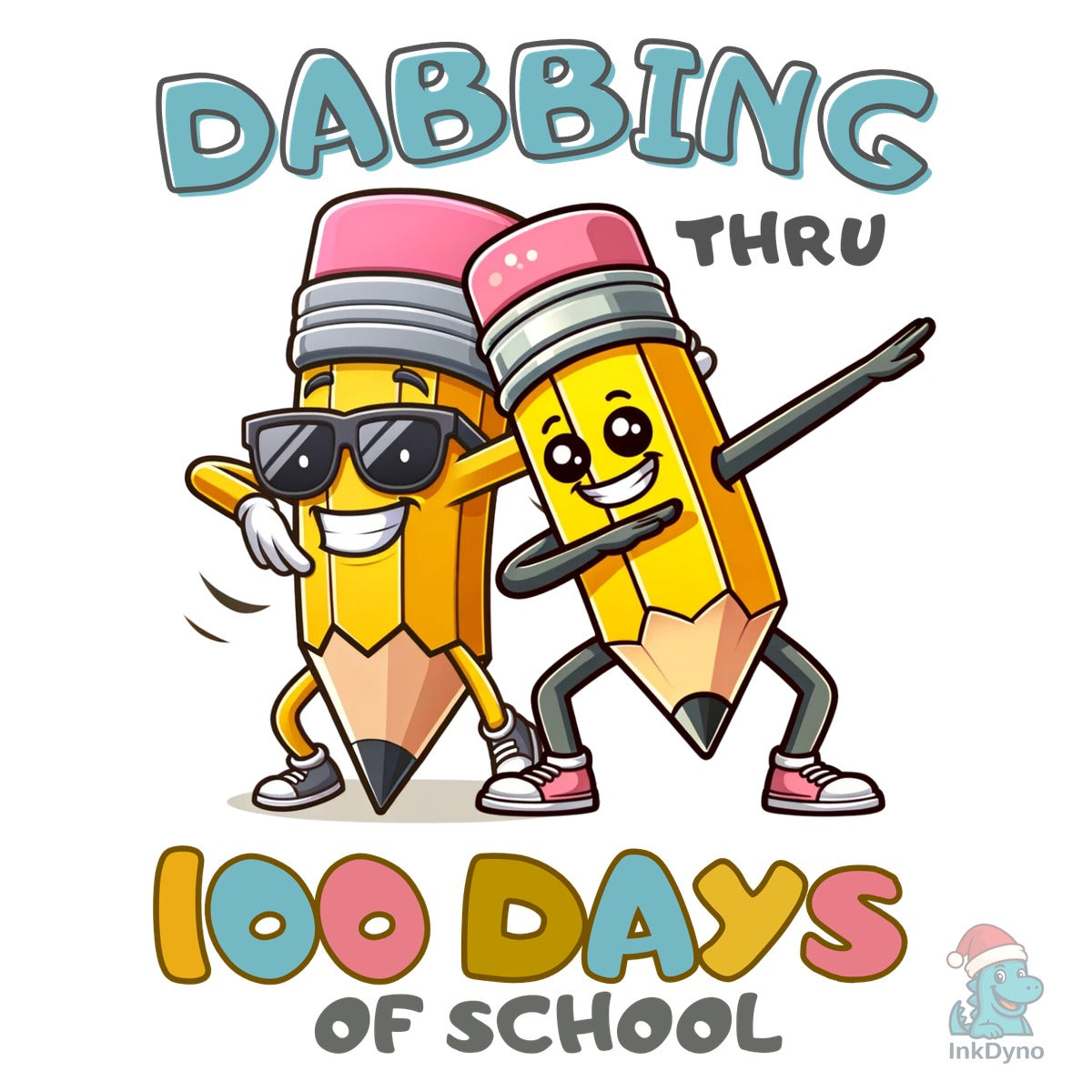 Dabbing Pencils 100 Days of School