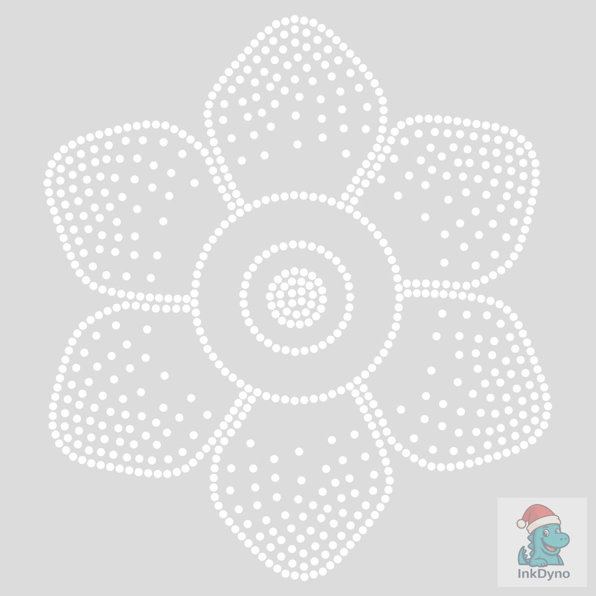 Flower Rhinestone Templates Design