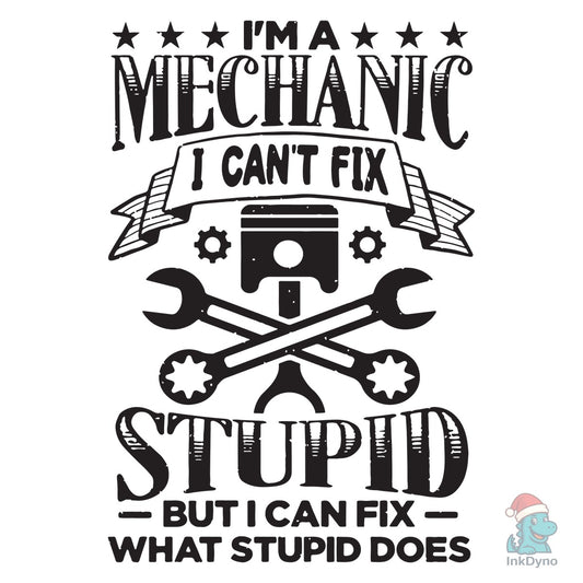 Funny Car Mechanic Auto Mechanic - DTF Transfer