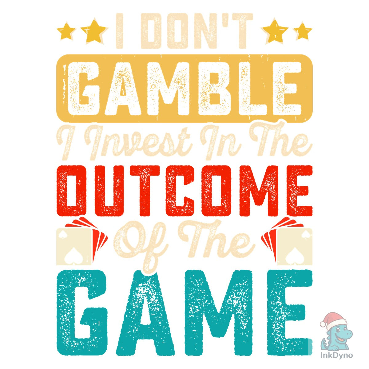 Vintage Poker T-shirt Design