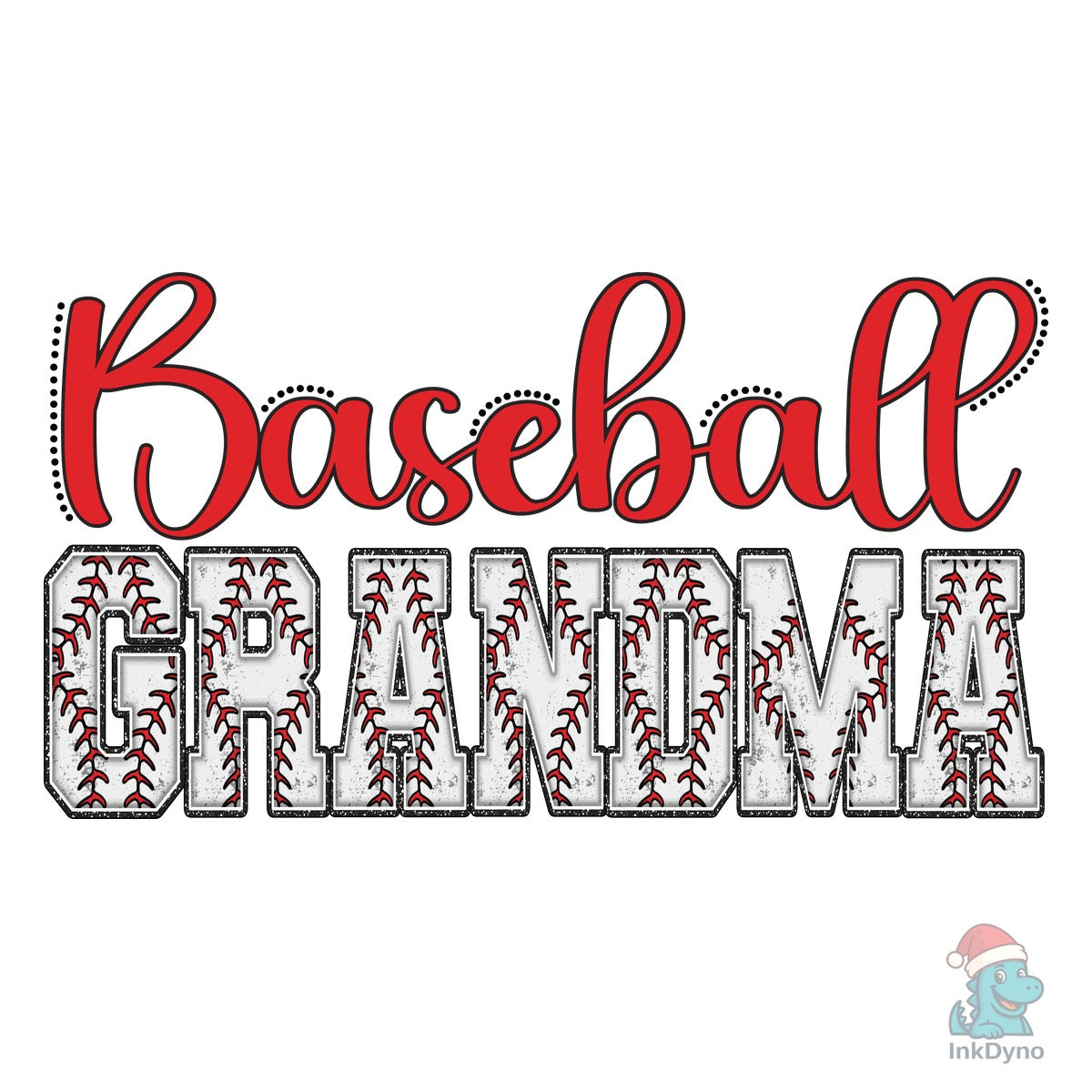 Baseball Grandma Sublimation Design