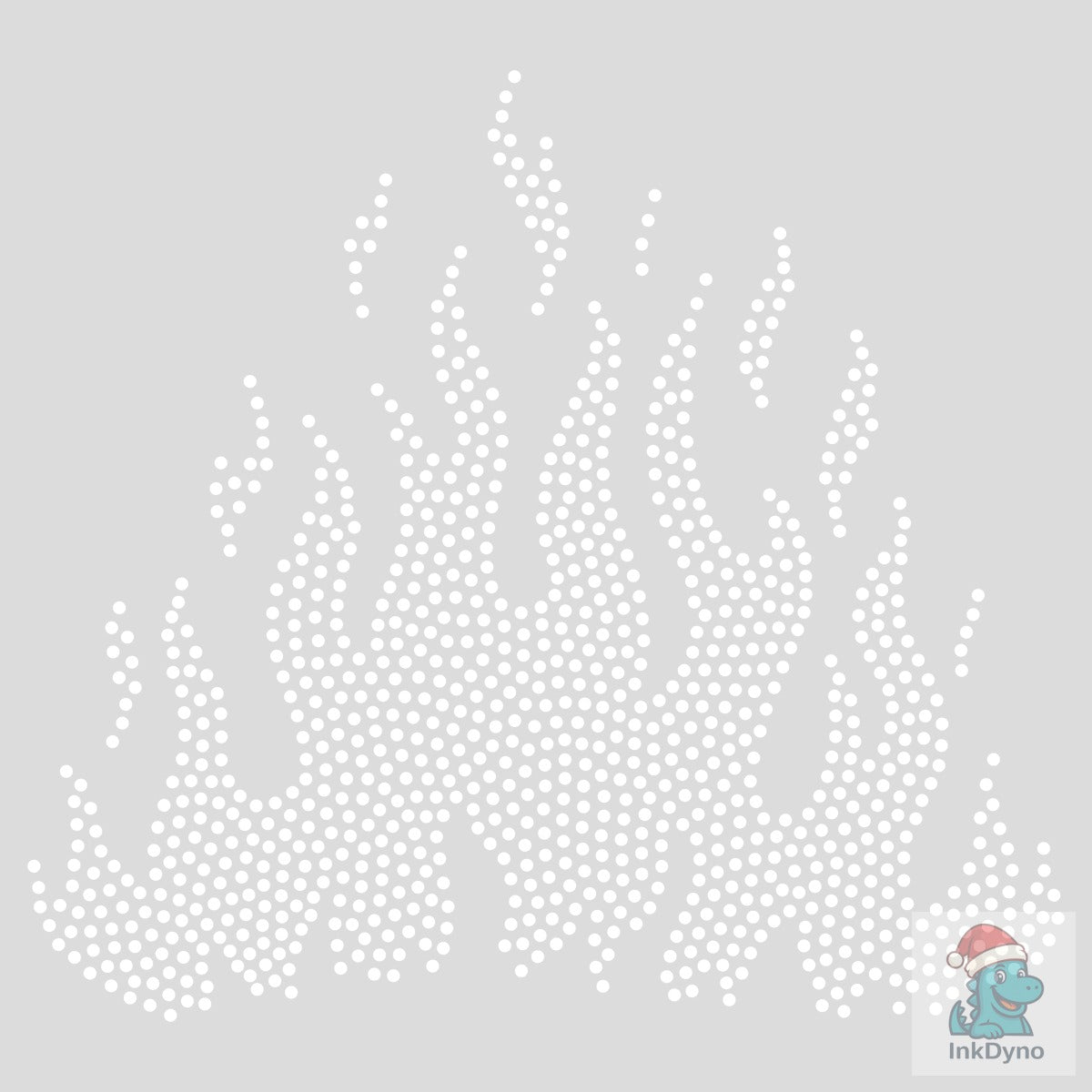 Fire Rhinestone Templates Design