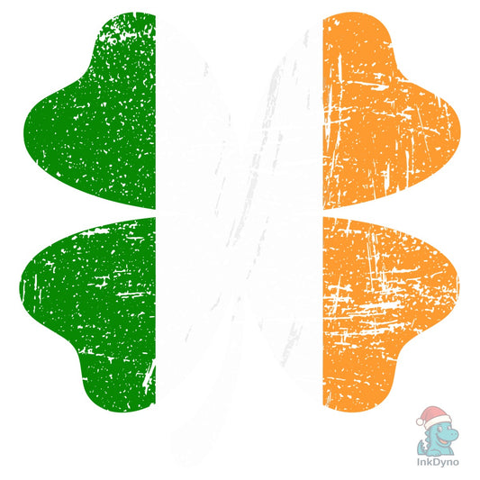 Irish Flag Shamrock St. Patrick's Design - DTF Transfer