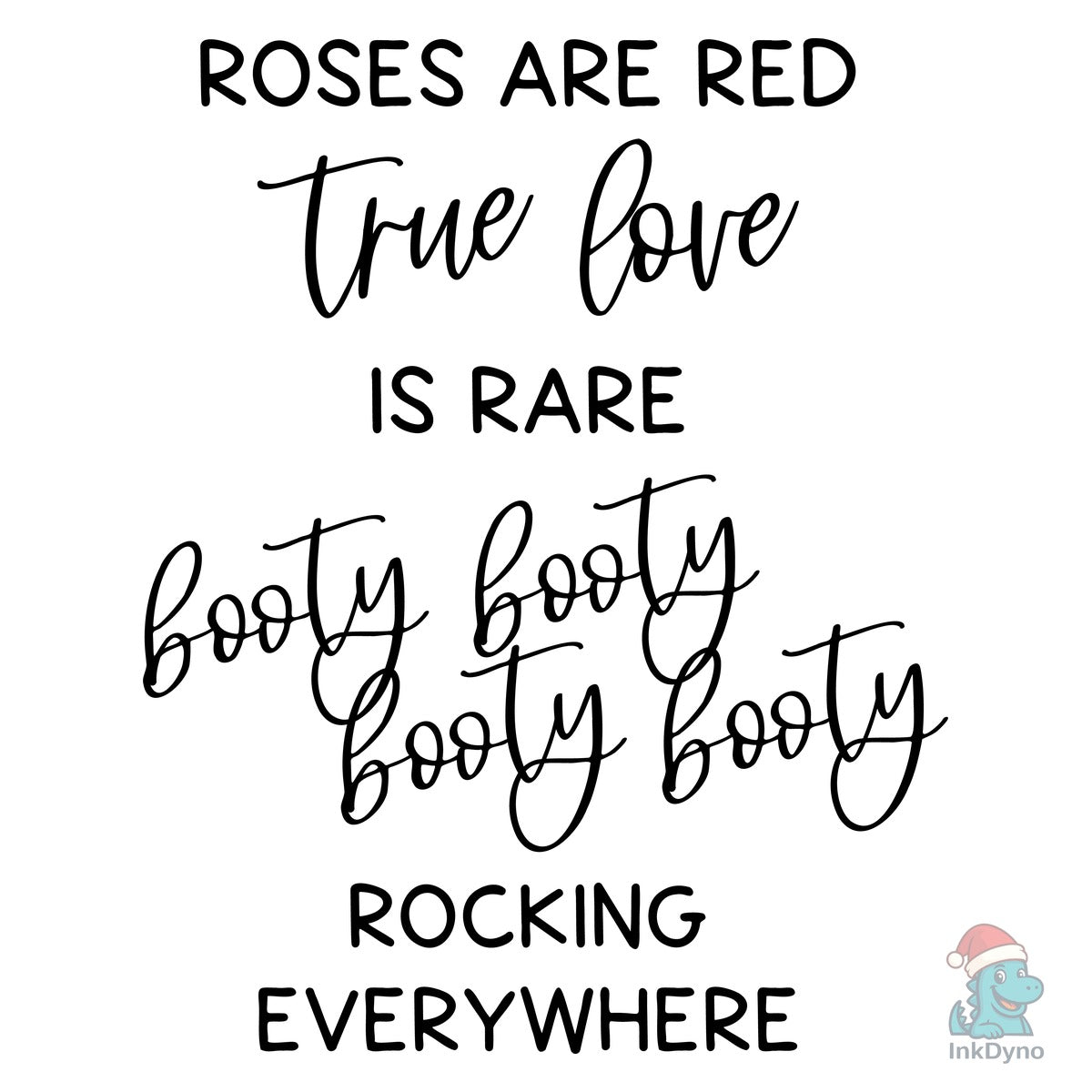 Roses Are Red Funny Valentine Design