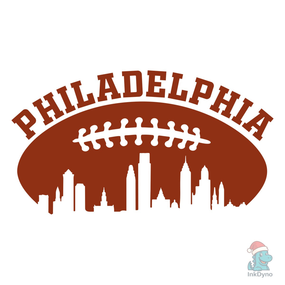 American Football Philadelphia Skyline